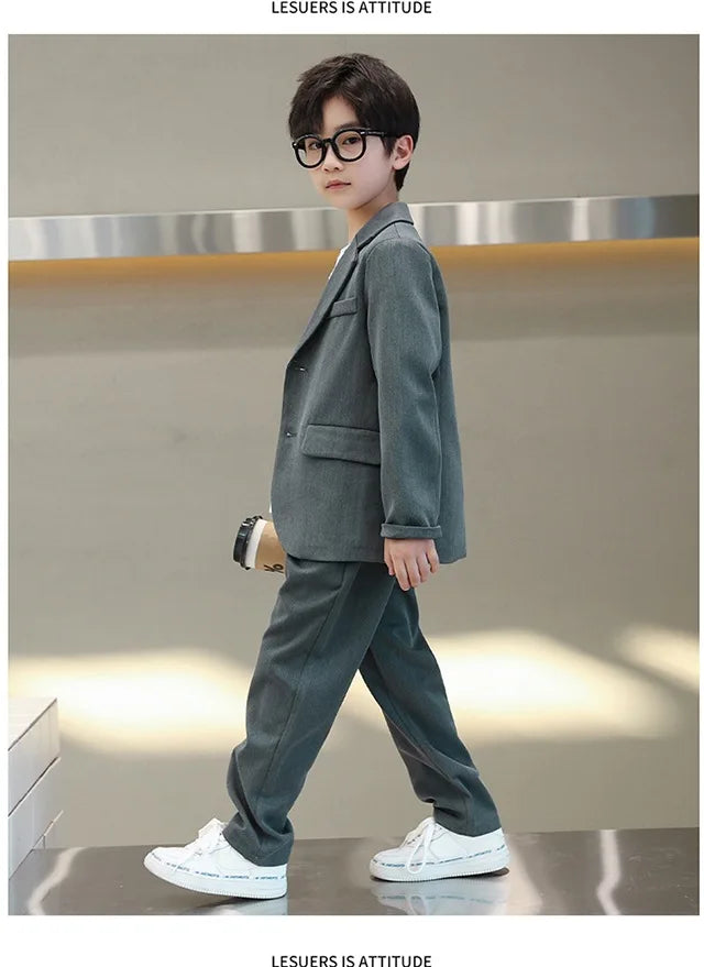 Children’s Elegant Blazer Set – Boys’ Formal Outfit for Parties & Events