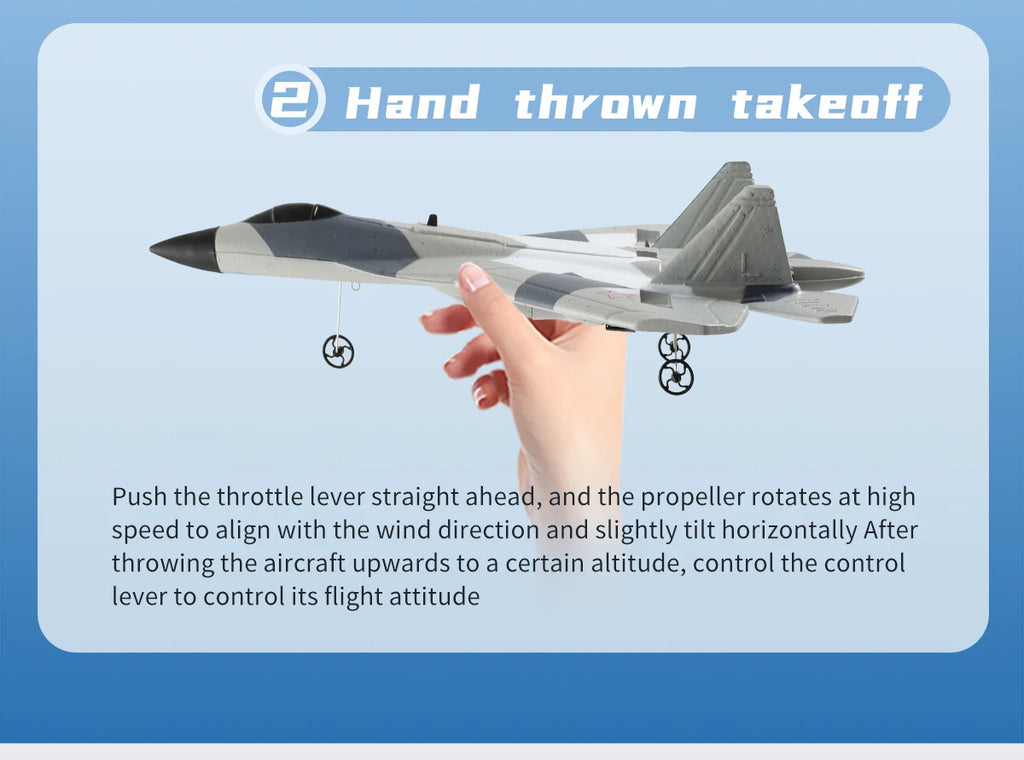 2.4G RC Foam Aircraft SU-35 – Fighter Jet Glider Toy for Kids