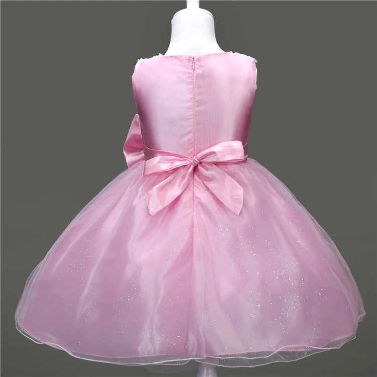 Princess Tutu Dress – Flower Sequins for Girls
