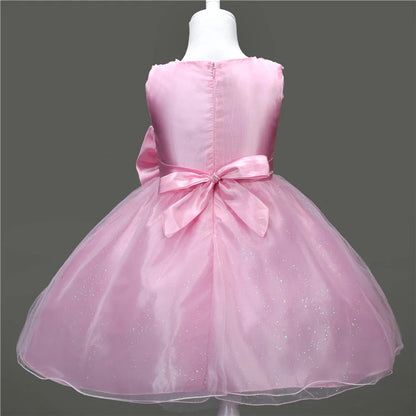 Princess Tutu Dress – Flower Sequins for Girls