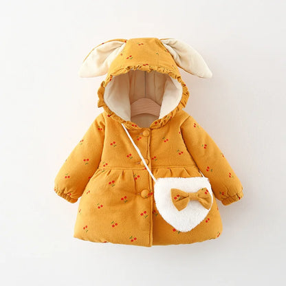 Toddler & Kids Bunny Ear Winter Outerwear