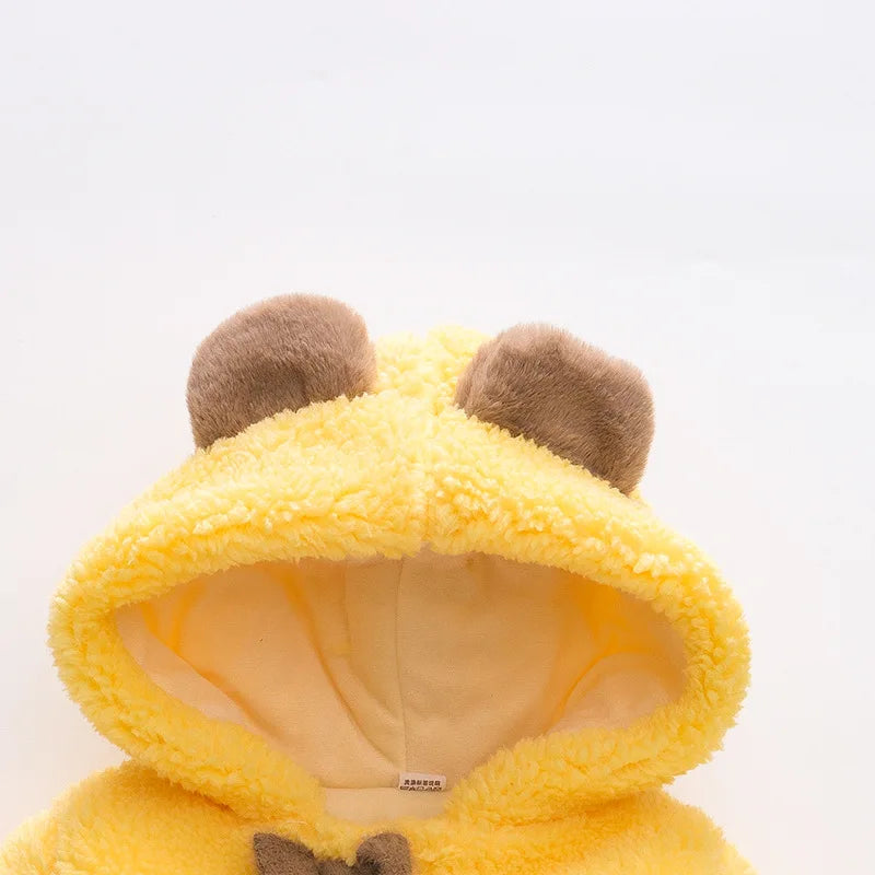 Baby Solid Color Fleece Jacket – Cozy Wear