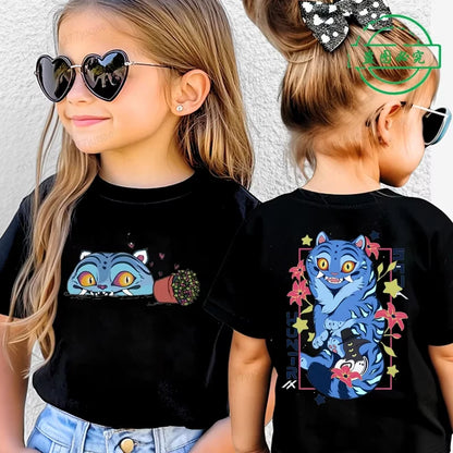 Saja Kpop Demon Hunters Boys Tee – Summer Cartoon Cotton Shirt
