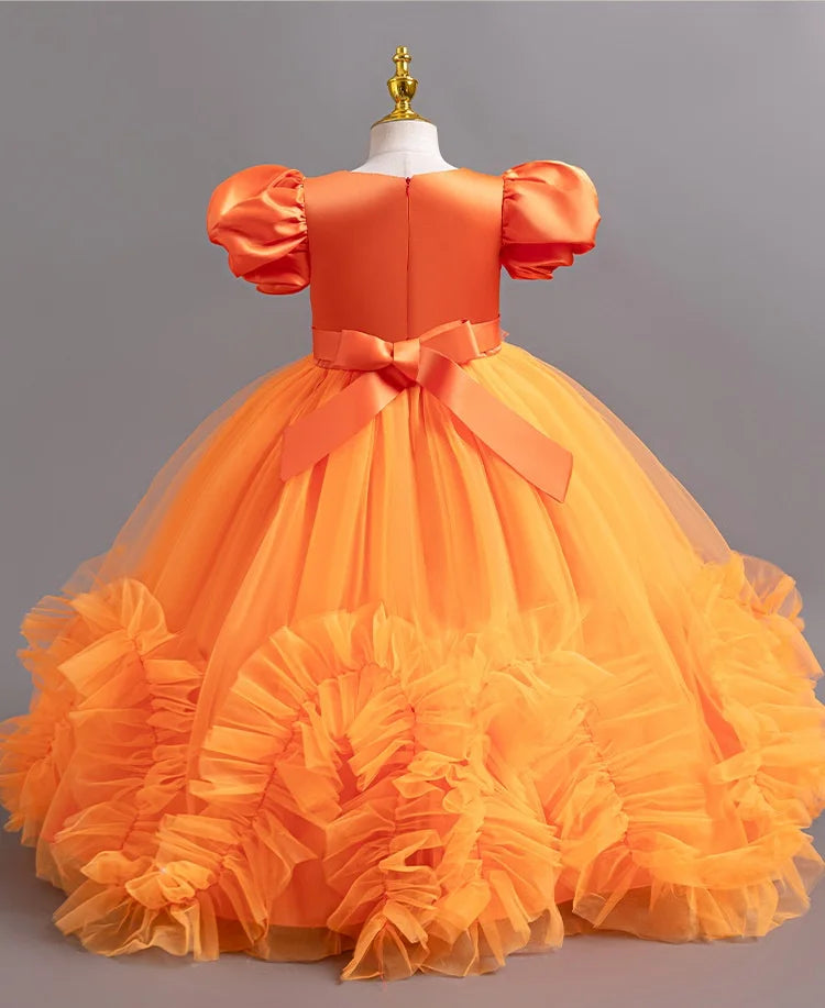 Beautiful Embroidered Dress for Girls 4–12 Years