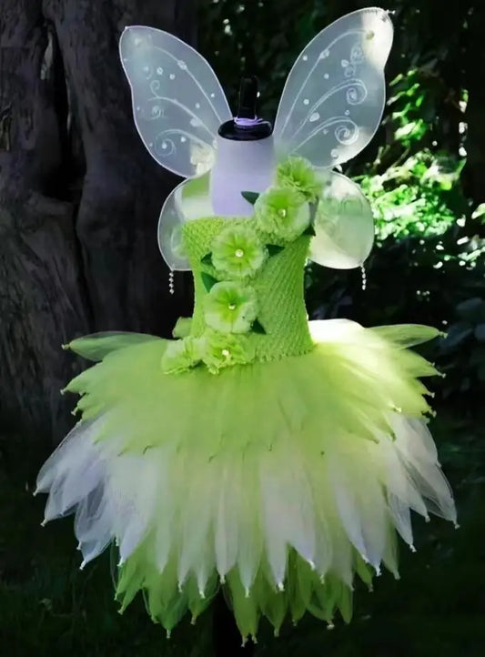 Girls’ Fairy Tutu Dress – Jungle & Forest Princess Look