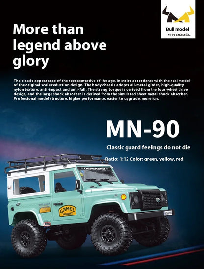 1:12 MN90 RC Car – Off-Road Vehicle for Boys & Men Gift