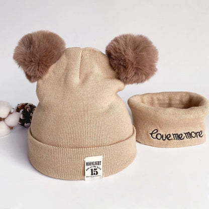 Warm Baby Knit Hat – Toddler Winter Set