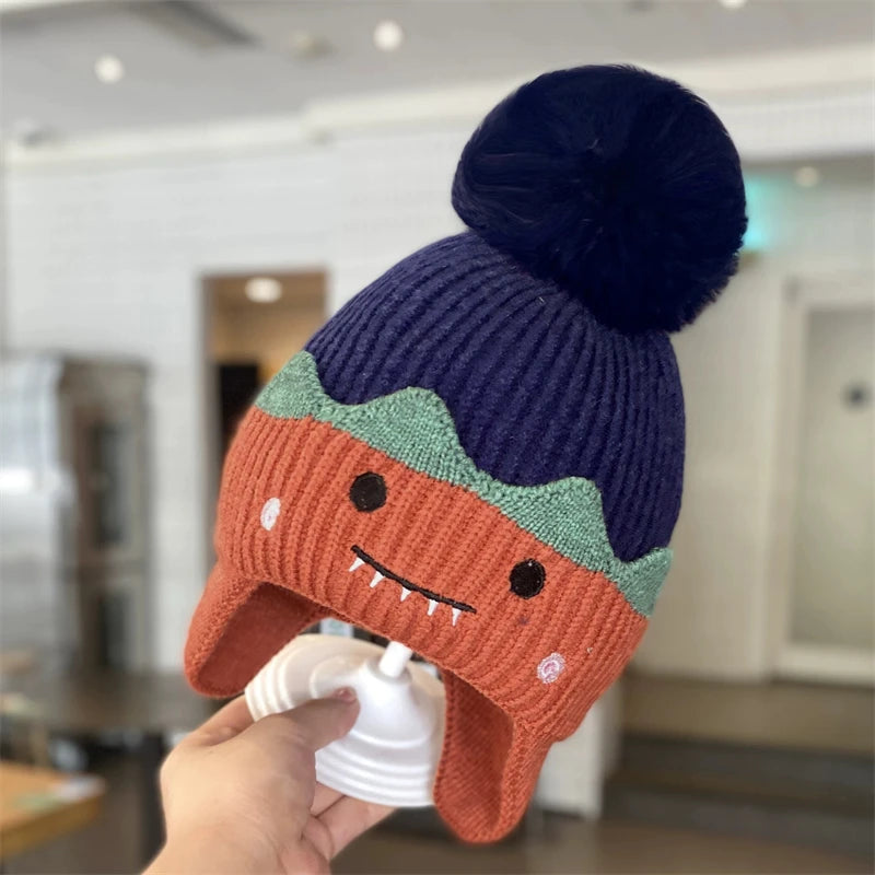 Warm Knit Bear Hat – Baby & Toddler Cap