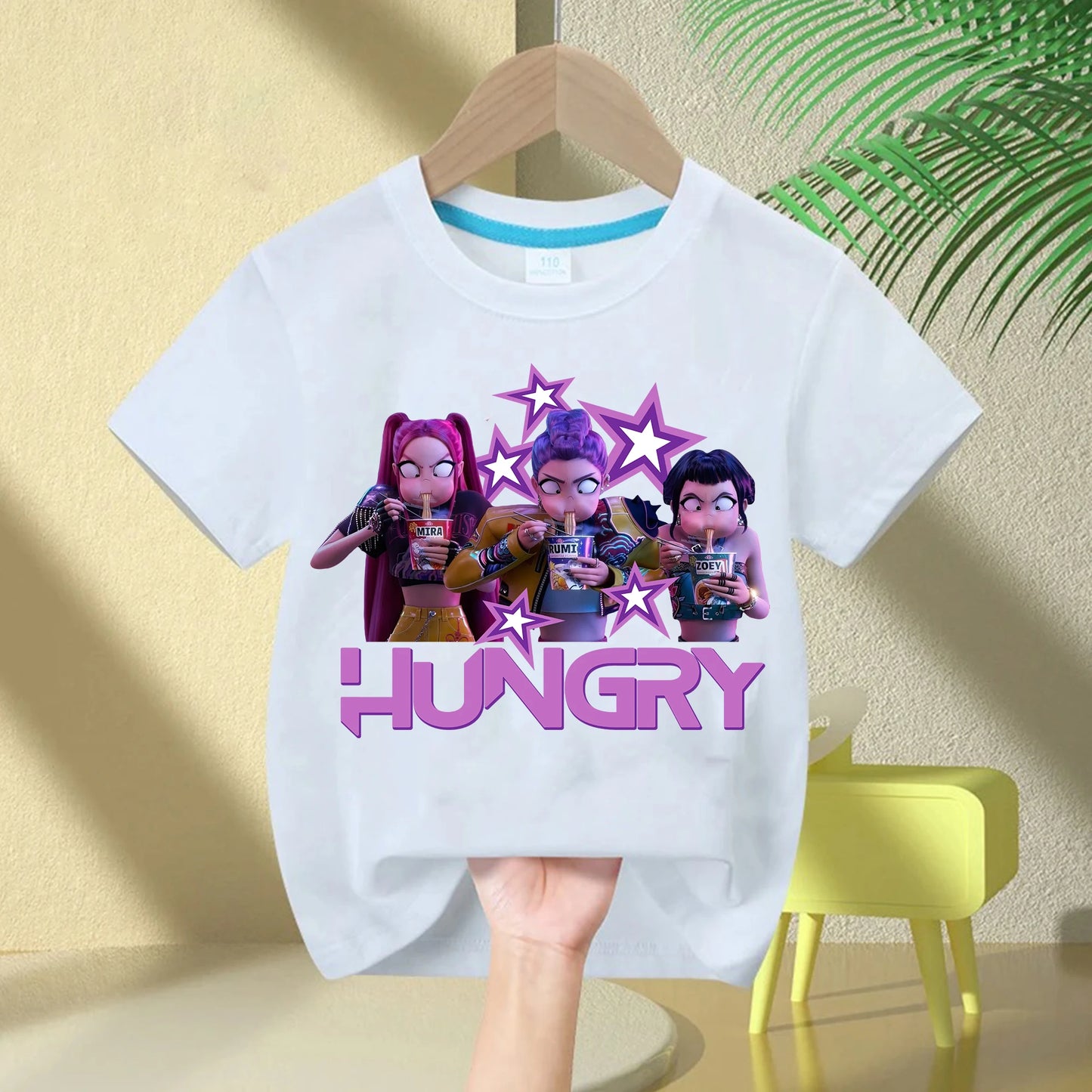 2025 Kpop Demon Hunters T-Shirt for Kids – Cute Cotton Casual Wear