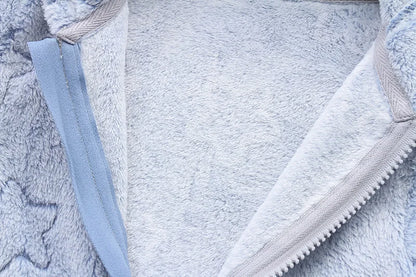 Soft Flannel Baby Romper – 0–12M Warmth