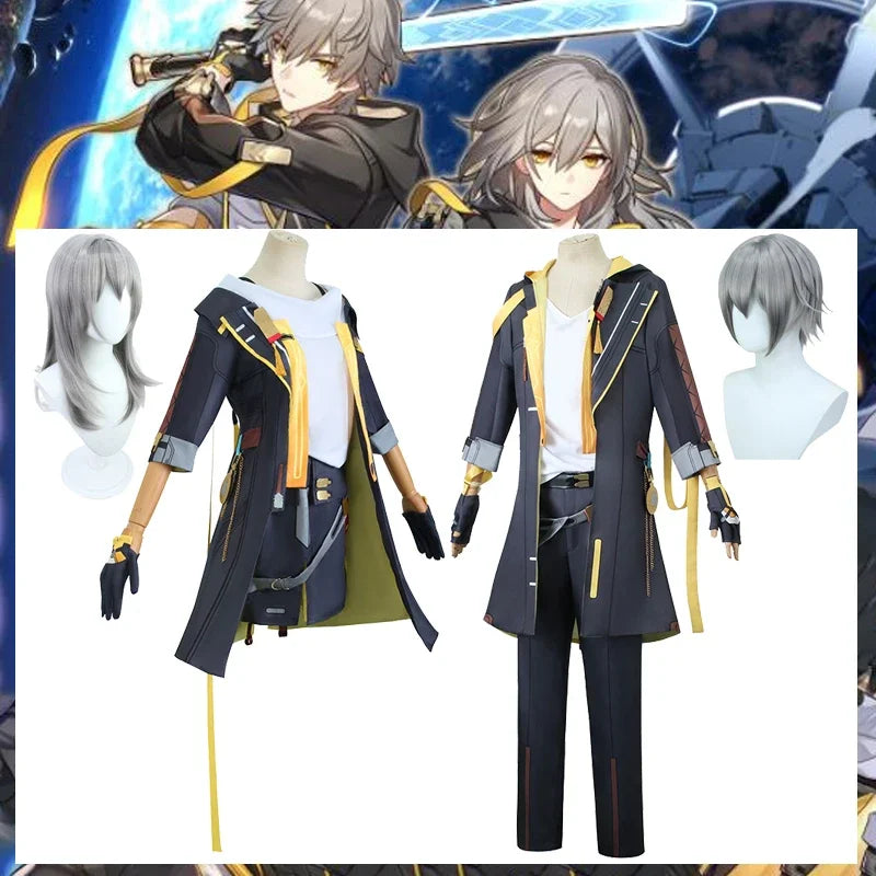 Men’s Trailblazer Cosplay Outfit – Honkai Star Rail Game Character Costume