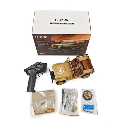 1:14 RC Military Car – HG4-58 4WD Electric Off-Road Model