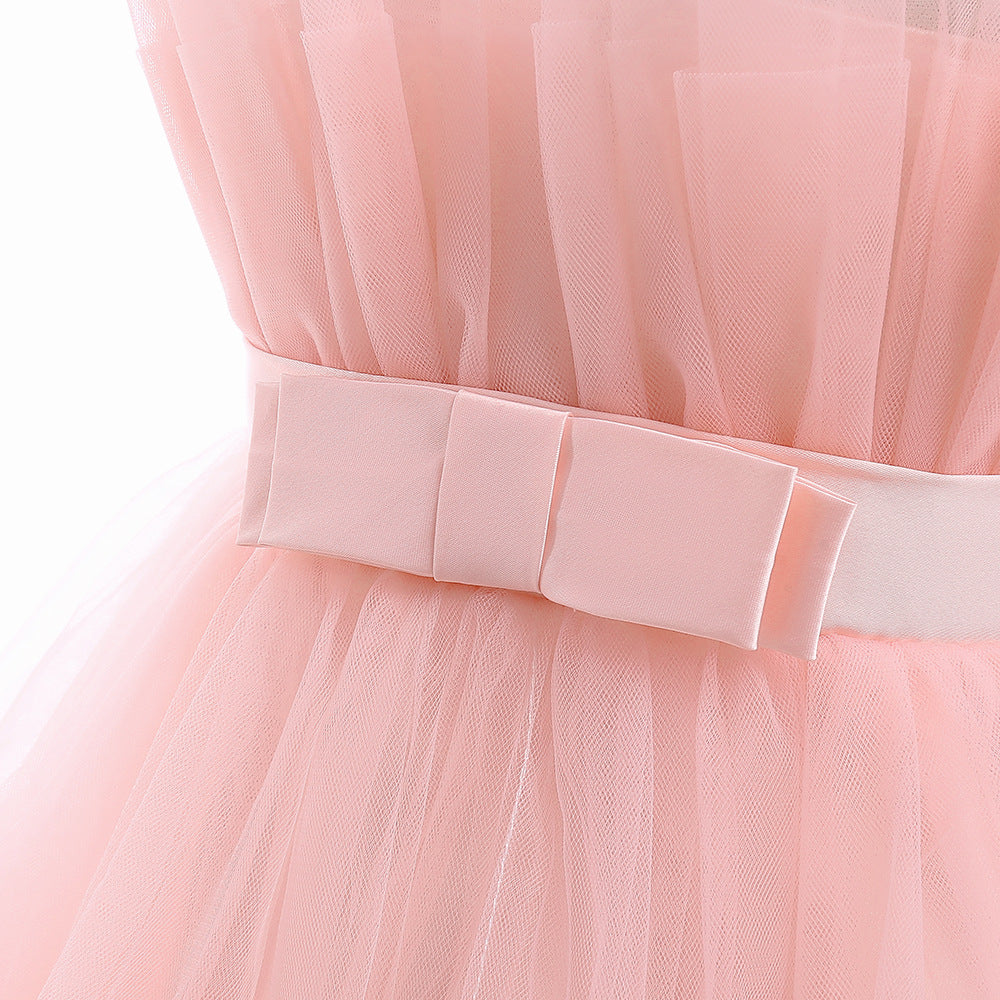 Elegant Girls Party Dress – Trailing Evening Gown