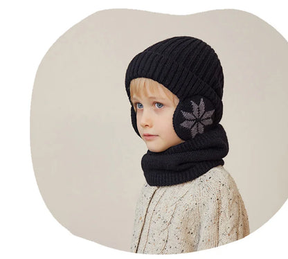 Fleece Lined Winter Hat & Scarf for Children