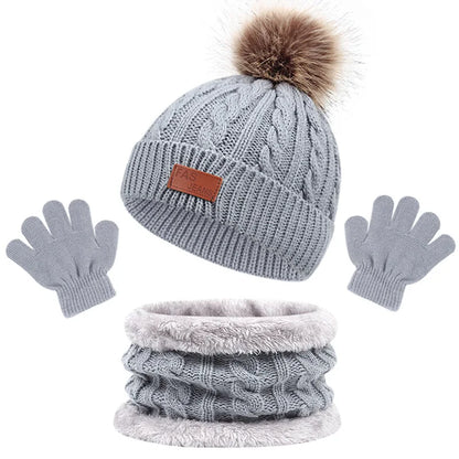 3-Piece Winter Essentials for Babies – Soft & Snuggly Set
