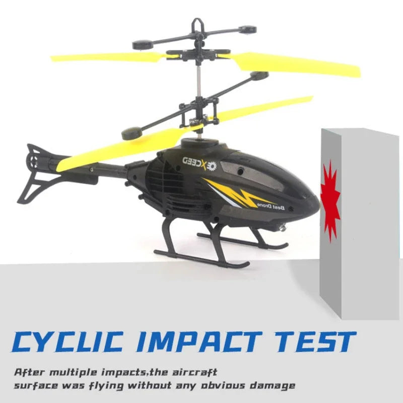 Wrist Induction Drone – Mini RC Helicopter for Kids with Impact Protection