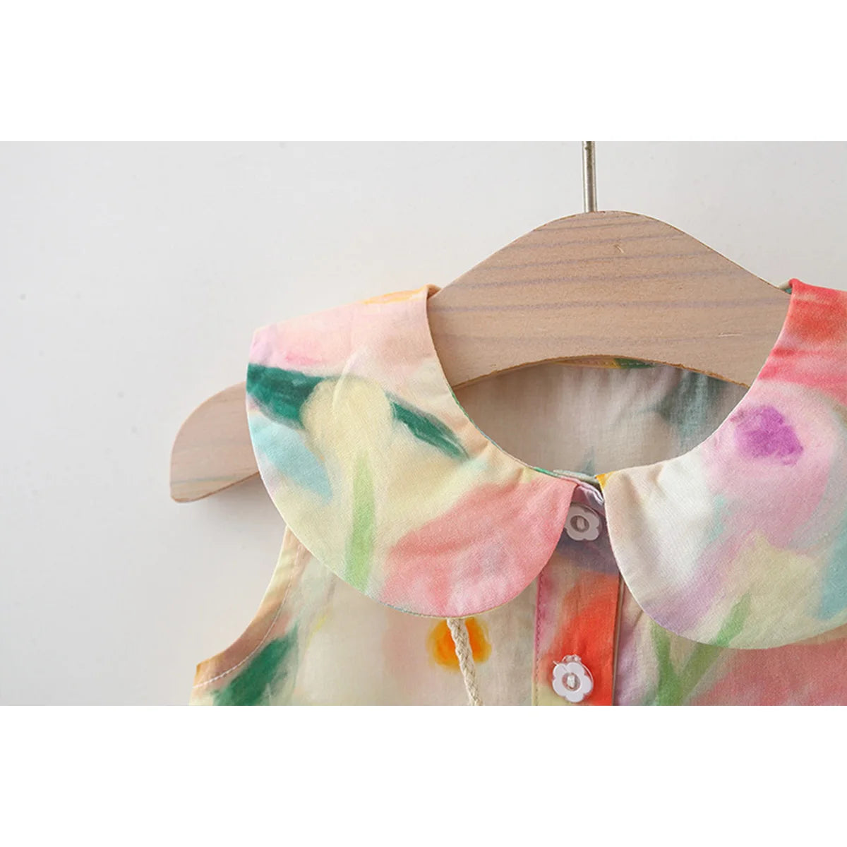 Toddler Baby Girl Princess Outfit with Doll Collar