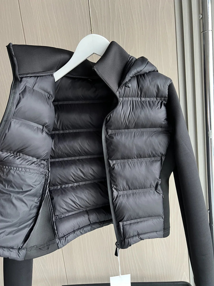 Cozy & Light: Winter Zip-Up Puffer for Women