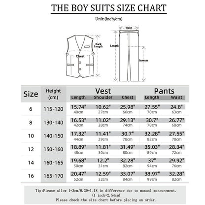 Children’s Party & Ceremony Suit – Boys’ Blazer, Pants & Vest Outfit