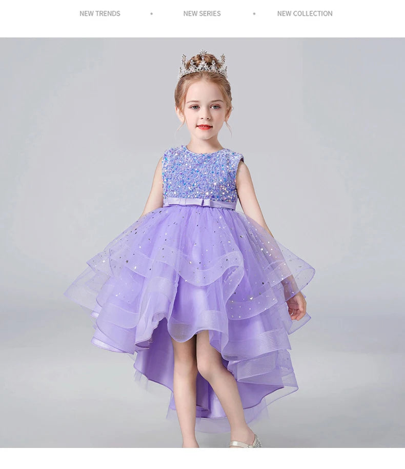 Wedding Dress – Sequin Lace Tuxedo for Girls