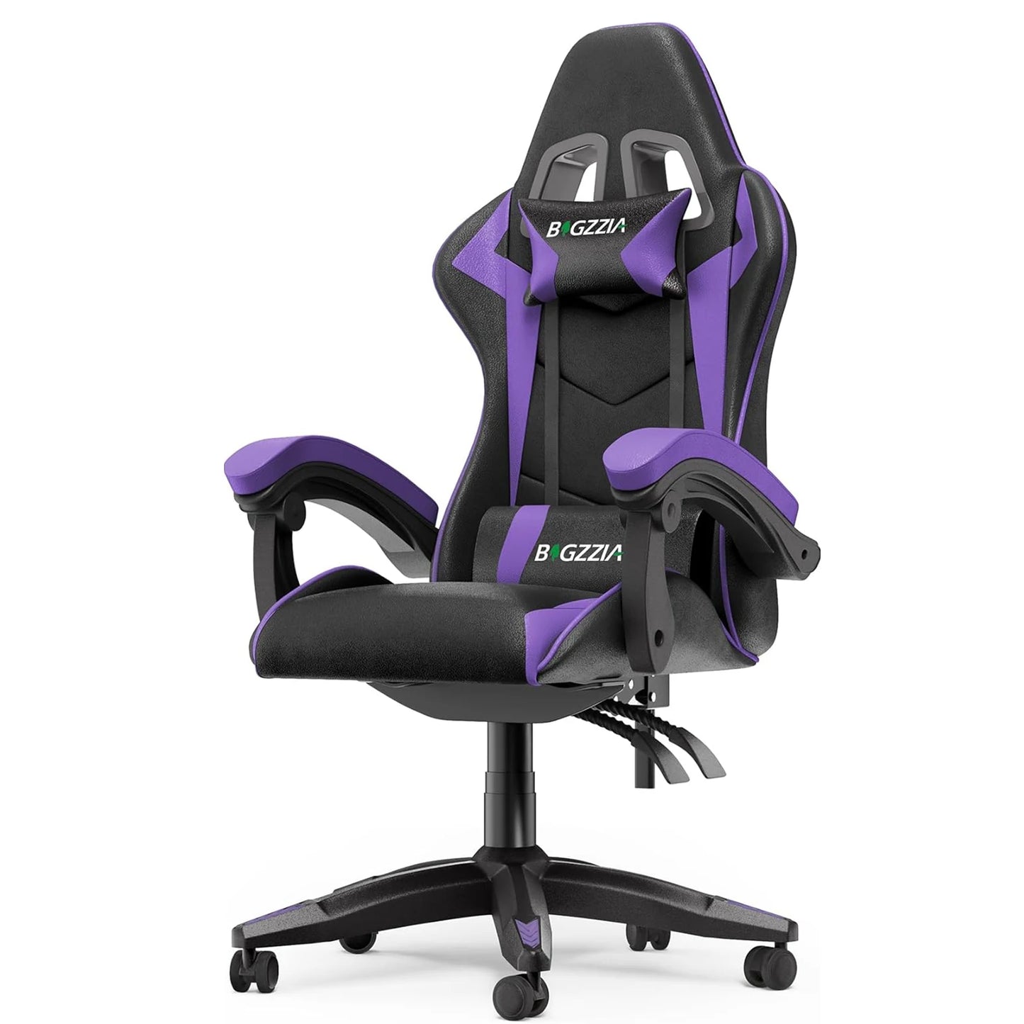 Ergonomic Gaming & Office Chair: PU Leather with Headrest & Lumbar Support