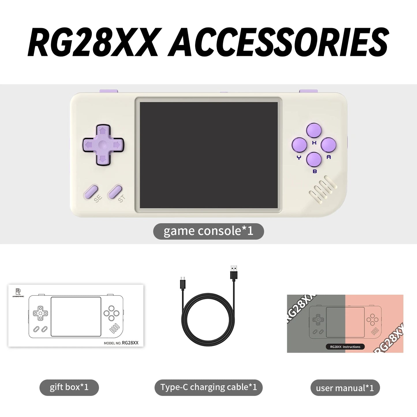 RG28XX Handheld Game Console – Ultimate Retro Gaming On-the-Go