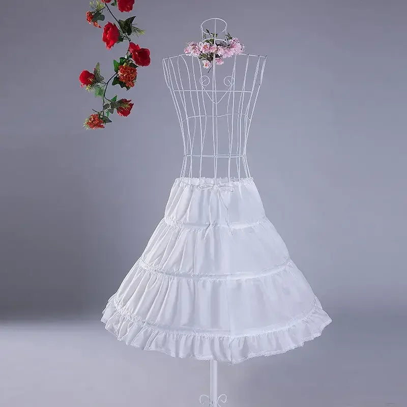 Girls Elegant Lace Wedding & Party Princess Dress