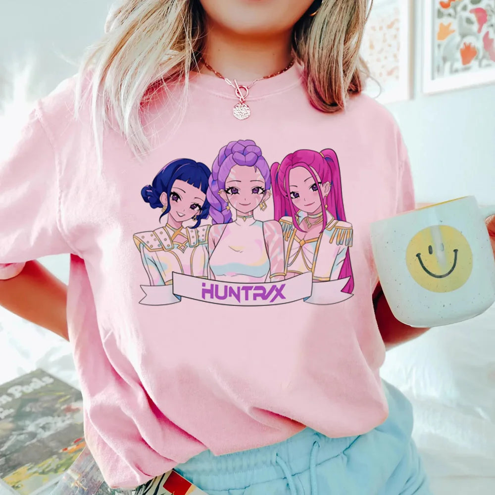 Anime Kpop Demon Hunters Kids T-Shirt – Casual Street Style Top