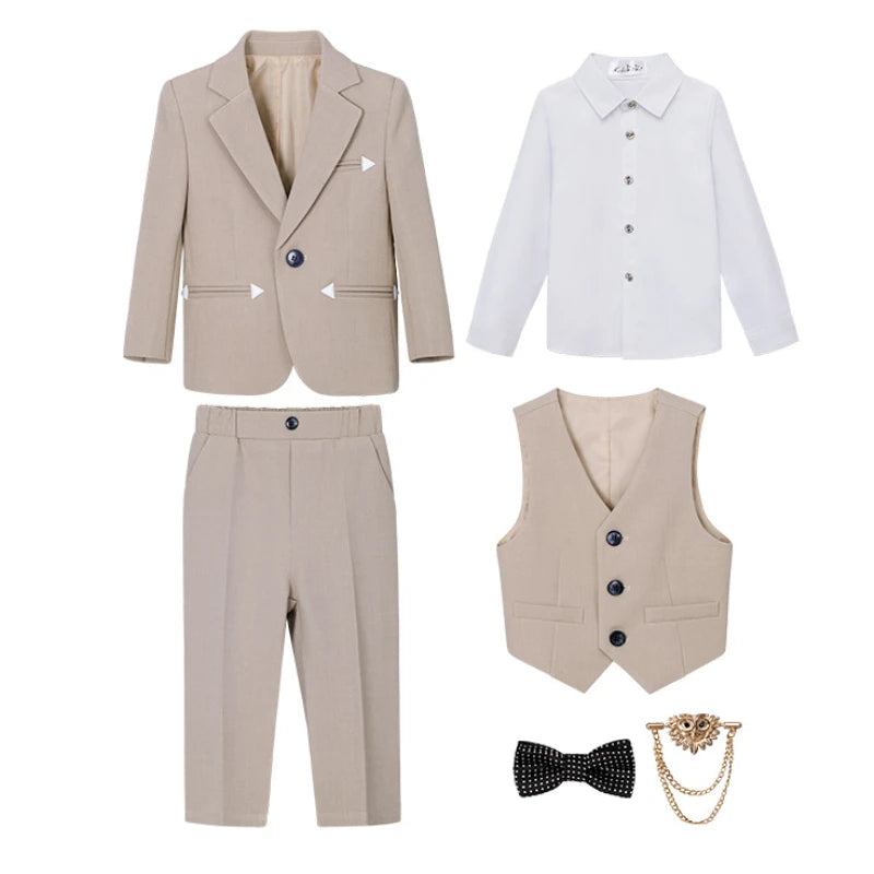 Little Gentleman Suit – Boys’ Formal Outfit for Wedding & Birthday
