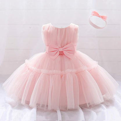 Baby Girl 1st Birthday Dress – Tulle Princess Gown