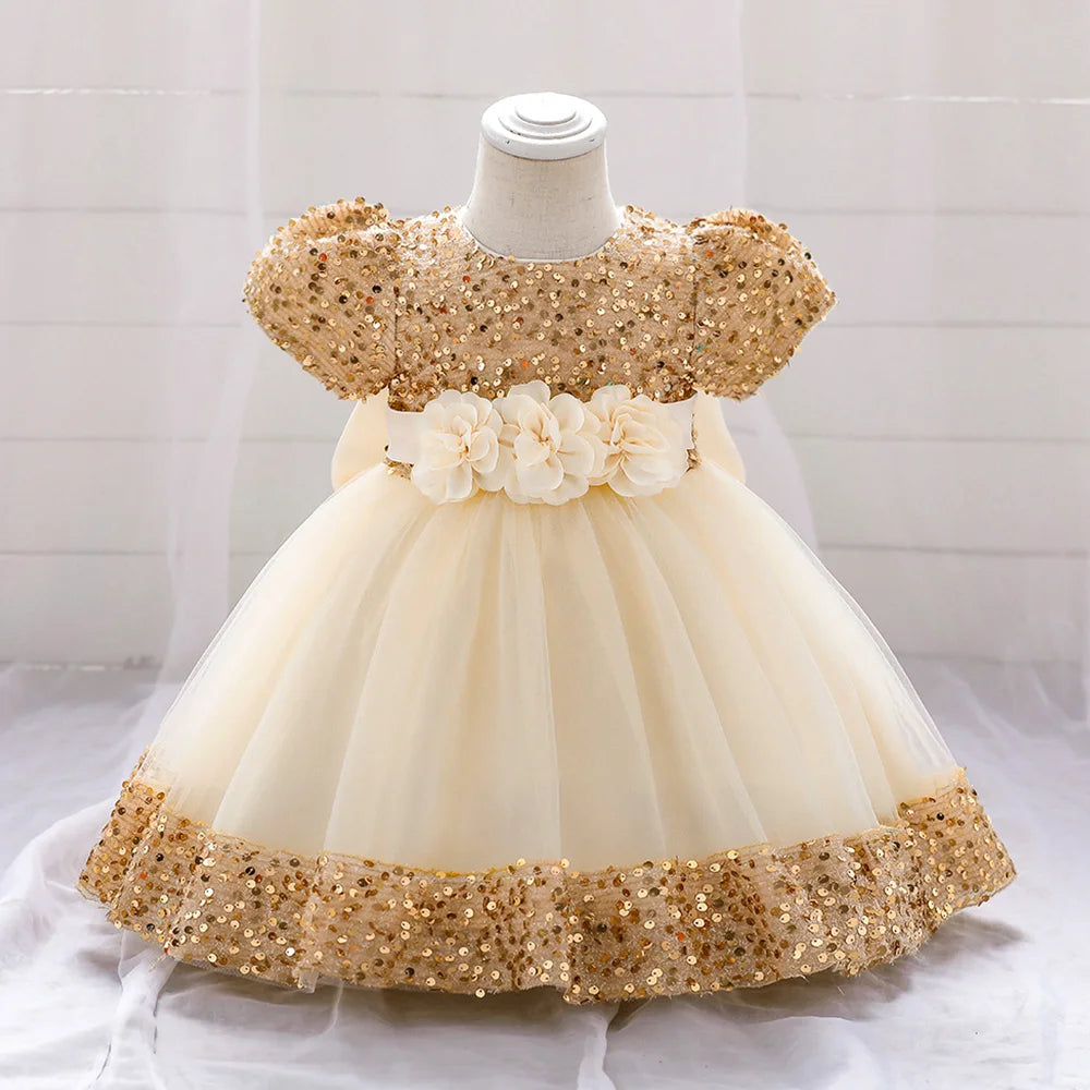 Infant Girl Special Occasion Dress – Baptism & Christmas