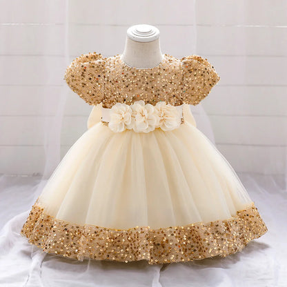 Infant Girl Special Occasion Dress – Baptism & Christmas