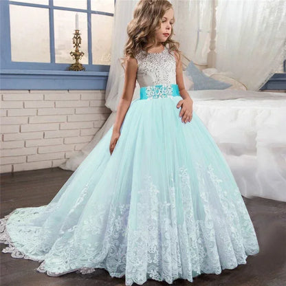 Princess Party Dress – Lace Formal Dress for Girls