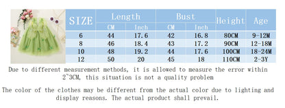 Cute Infant Princess Dress with Butterfly Wings