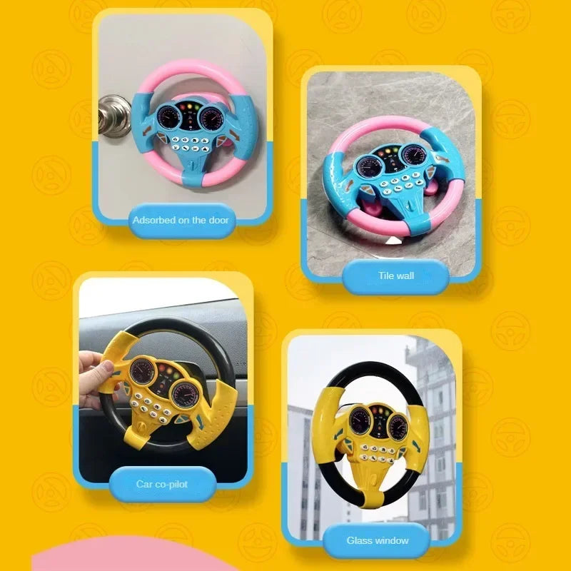 Infant Simulation Steering Wheel Toy – Interactive Early Education for Kids