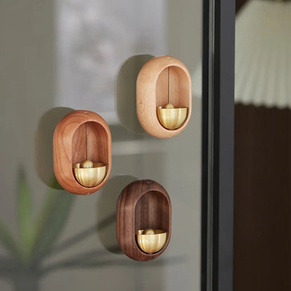 Japanese Wooden Wind Chimes: Elegant Doorbell & Decorative Charm