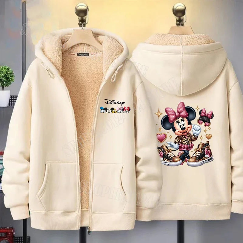 Mickey Mouse Oversized Hoodie: Cozy & Stylish Winter Jacket