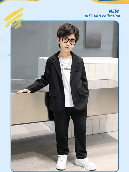 Children’s Elegant Blazer Set – Boys’ Formal Outfit for Parties & Events