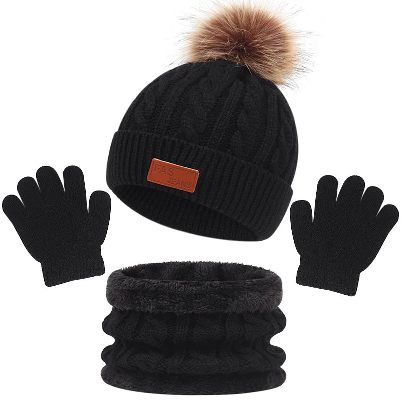 3-Piece Winter Essentials for Babies – Soft & Snuggly Set