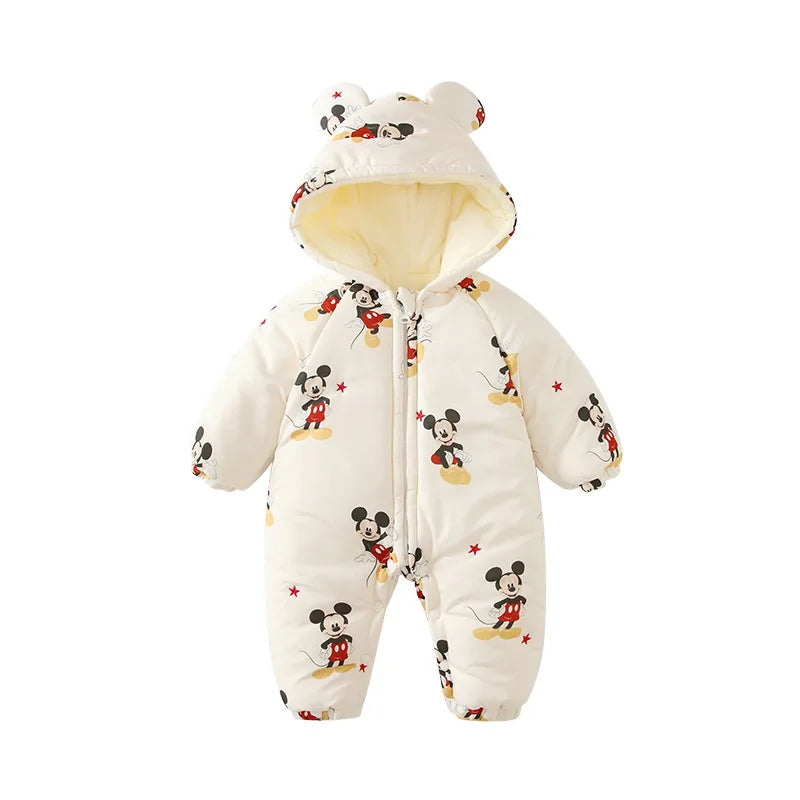 Unisex Cotton Romper – Mickey Magic for Babies