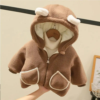 Children’s Cotton-Padded Hoodie Jacket