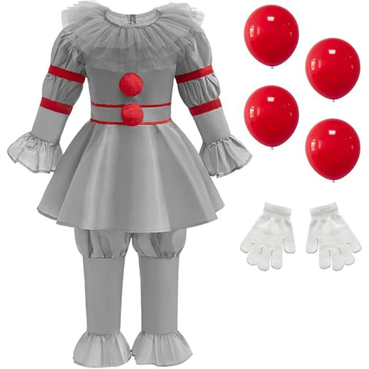 Children’s Horror Clown Cosplay – IT Movie Inspired Costume Set