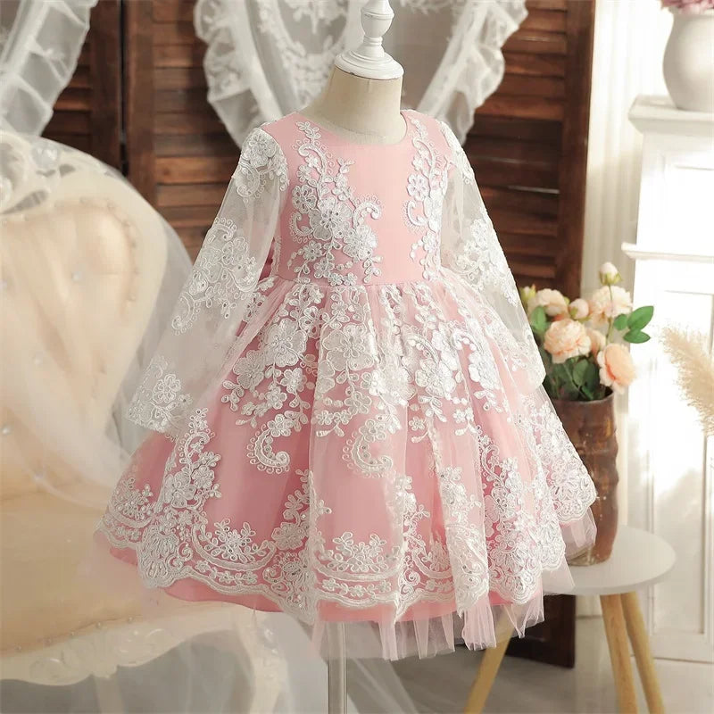 Baby Girl Formal Gown – Baptism to Christmas
