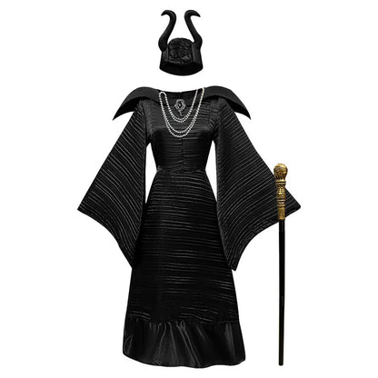 Dark Witch Queen Costume – Gothic Maleficent Halloween Look