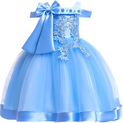 Elegant Christmas & Party Dress for Girls (3–10Y)