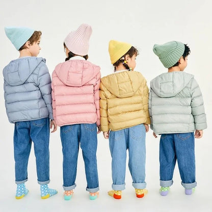 Kids’ Lightweight Duck Down Jacket – Fall & Winter