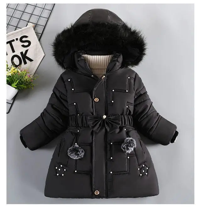 Kids’ Hooded Padded Coat – Thick & Cozy Winter Wear
