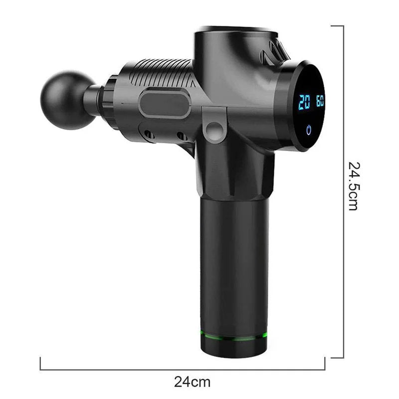 Fascial Massage Gun Electric Percussion Pistol for Deep Tissue Muscle Relaxation & Pain Relief