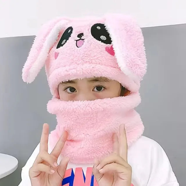 Baby & Kids Fleece Rabbit Winter Hat