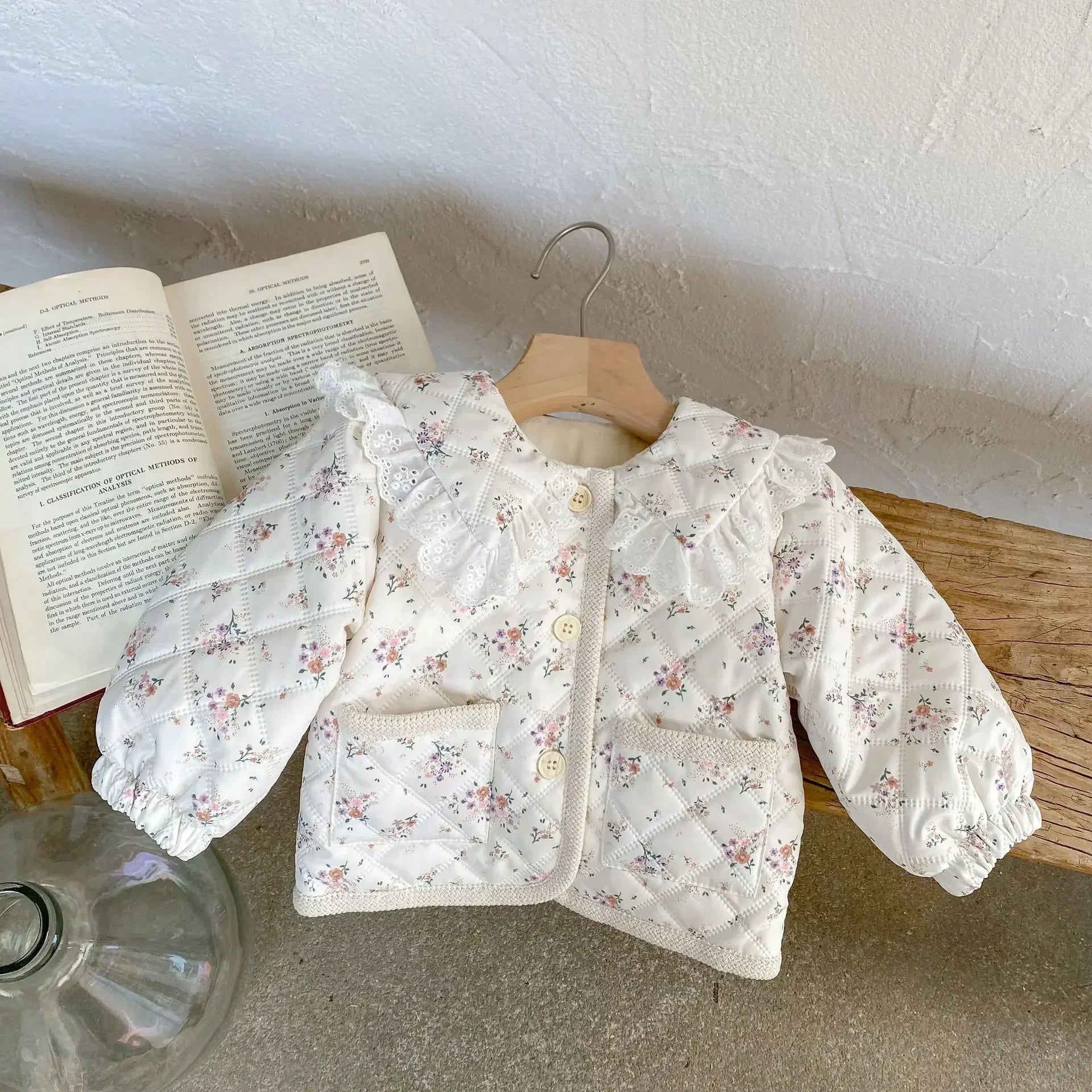 Baby & Toddler Girls’ Winter Coat – Soft Floral